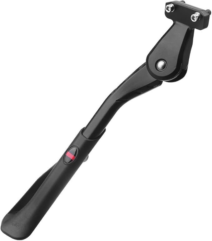 Bike Kickstand - Adjustable, Aluminum Alloy Strong Rear Mount Bicycle Kick Stand for 24-29 inch Electric & Mountain Adult Bike(40mm only)