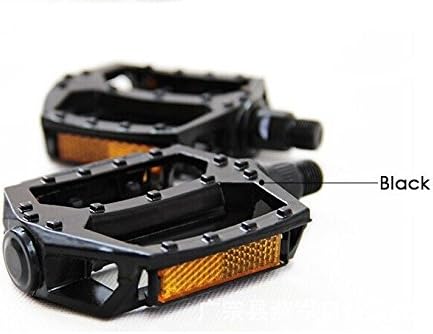 BlueSunshine Bike Pedals Set 9/16" for Mountain Bike, Aluminium Alloy Bearing Platform Pedals for BMX MTB Road Bicycle. Lightweight but Strong and Durable Alloy Flat Platform Pedals