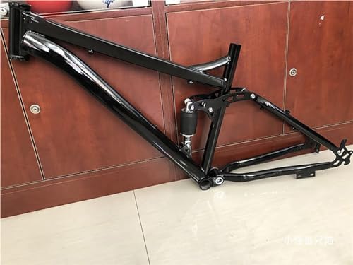 26" Carbon Suspension Mountain Bike, Disc Brake, Quick Release 135mm, Rear Shock, Lightweight Frame, Durable Tires, Perfect for Trail Riding and Off-Road Adventures
