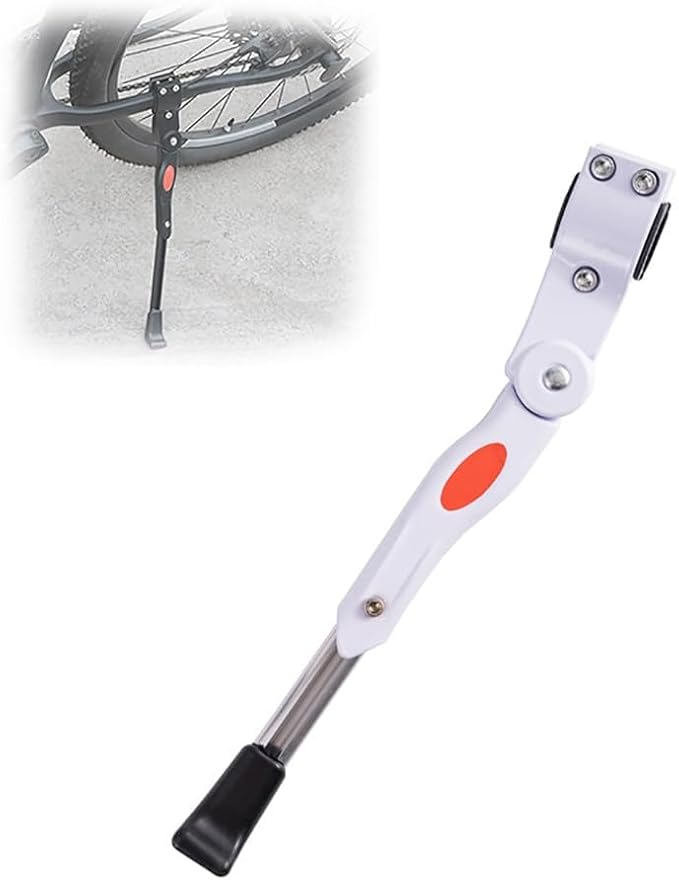 Bike Stands for Specialized Epic Comp Epic Hardtail Epic M4 Epic Pro Expedition, Bicycle Kickstands Aluminum Alloy Adjustable Rear Wheel Support Universal Cycling Components Parts,White