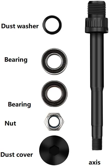 Free-fly Bicycle Pedal - Aluminum Bearing Bike Pedals with 16 Anti-Skid Pins - Lightweight Platform Pedals - Universal 9/16" Bike Pedal for Mountain BMX MTB Road Bike