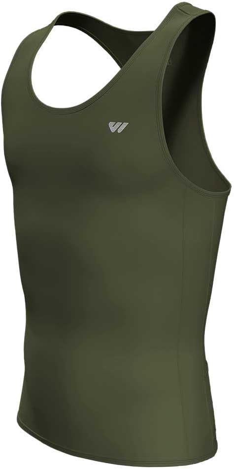 Lo.gas Sleeveless Cycling Jersey Men, Biking Base Layer Breathable and Lightweight with Back Pocket Sports Vest