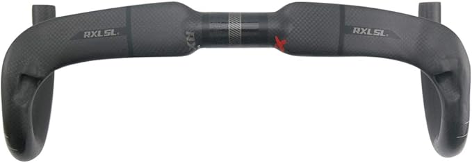 RXL SL Carbon Drop Handlebar - Aero Road Bike Handlebars, 3K Matte Black, 31.8x420mm