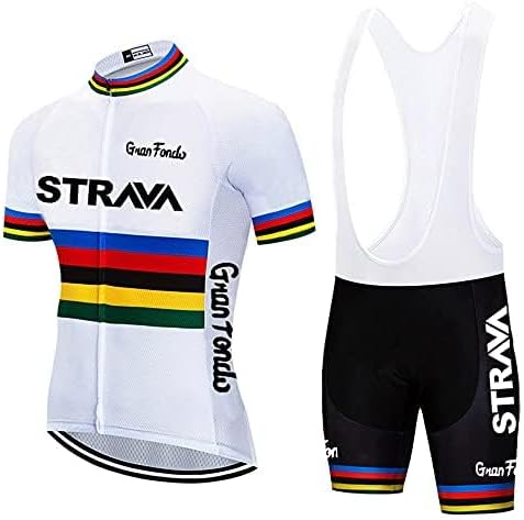 Cycling Jersey Men Set Bib Shorts Set Summer Mountain Bike Bicycle Suit Anti-UV Bicycle Team Racing Uniform Clothes