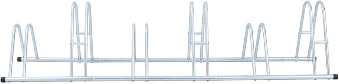 Galvanized Steel Floor Freestanding Bicycle Stand for 6 Bikes, 6 Bikes Floor Bike Stand, Bike Floor Parking Rack for Indoor & Outdoor Garage Storage,-867