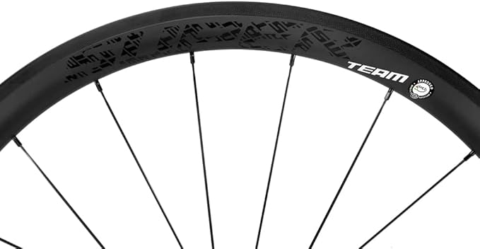 SUPERTEAM Carbon Road Bike Wheelset 40mm Tubeless Ready Rim 25mm Wide Straight Pull Sapim CX-Ray Spoke