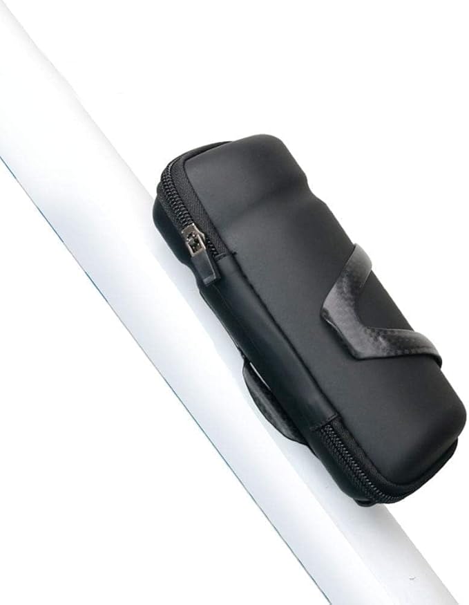Bicycle Bike Storage Bag, Mountain and Road Bikes Repair Tool Case for Bicycle Water Bottle Cage, Under Top Tube Waterproof Cycling Storage Pouch Hard Shell Zip Frame Bag