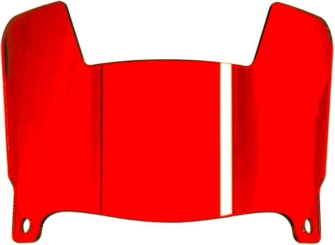 Mini Football Helmet Visor Clear with Clips Universal Fit for Collectors and Display