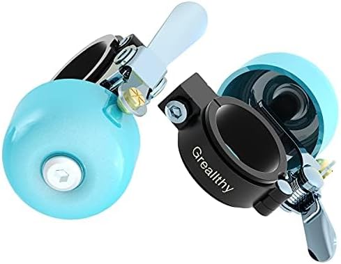 Greallthy Bike Bell Classic Brass Bicycle Bell,Bike Bells for Adults Kids, Loud Retro Bell for Road & Mountain Bikes, Universal Handlebar Fit