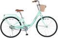 24 Inch/26 Inch Single Speed Folding Lady Bike, Durable Steel Frame,Compact Design for Easy Storage and Commuting