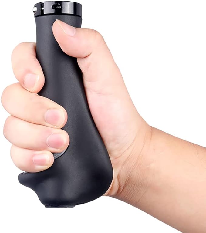 Bike Handlebar Grips, Soft Gel Inserts Shock Resistance Ergonomics Comfort Design,for MTB Bicycle Mountain Bike Grip