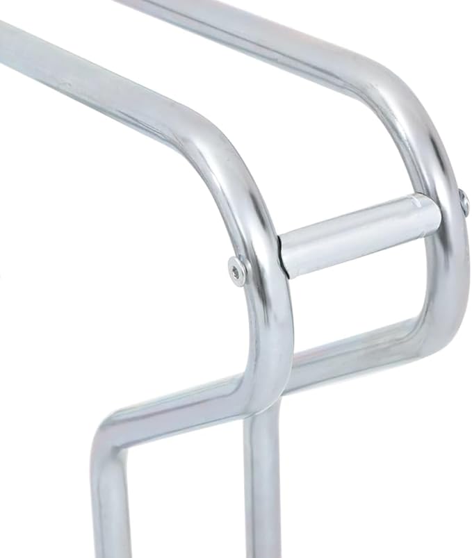 Galvanized Steel Floor Freestanding Bicycle Stand for 4 Bikes, 4 Bikes Floor Bike Stand, Bike Floor Parking Rack for Indoor & Outdoor Garage Storage,-873