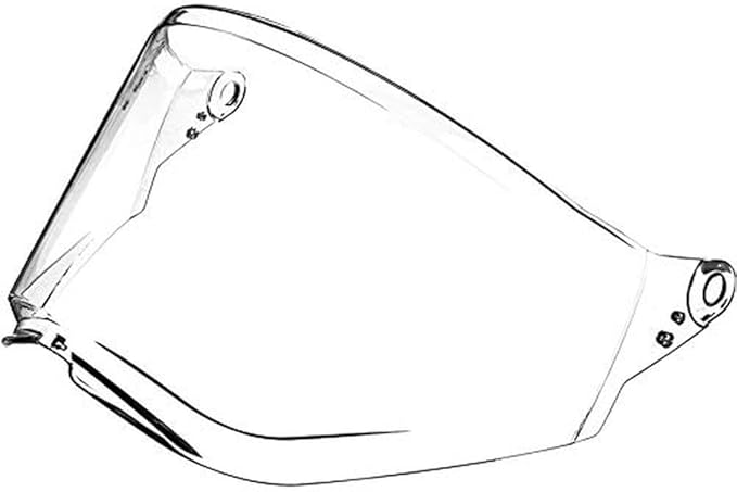 O'NEAL Sierra II Unisex-Adult Helmet Replacement Shield (Clear, One Size)