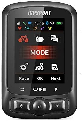 iGPSPORT iGS620 GPS Cycling Computer Compatible with ANT+ Wireless Bicycle Computer SMS & Call Notification Map Navigation Waterproof IPX7(Support Heart Rate Monitor & Cycling Sensor)