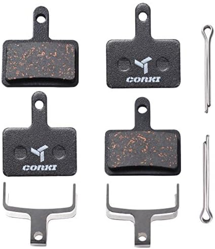 2 Pairs Brake Pads for TRP Tektro Shimano Deore Br-M575 M525 M515 T615 T675 M505 M495 M486 M485 M475 M465 M447 M446 M445 M416 M415 M395 M375 M315 M355 C601 C501(Resin,Semi-Metallic,Sintered Metal)