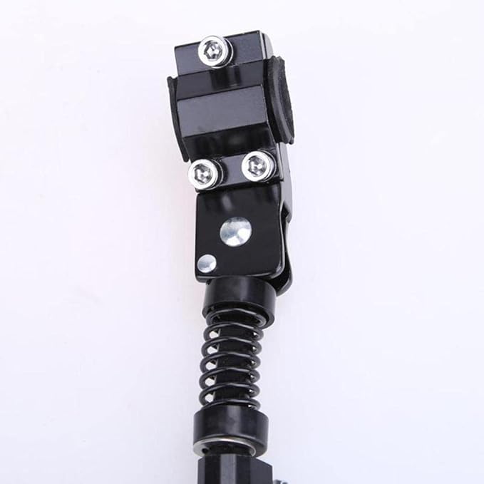 Cycling Kickstand Adjustable Aluminum Alloy Bike Parts Single Side Rear Mount Non-Slip Rubber Foot Suitable for Kids Adult Road S