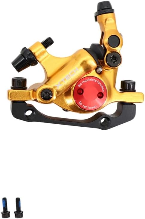 DJC Bike Brake Caliper 2 Pistons Cable Actuated MTB Hydraulic Brake Line Pulling with 160mm Rotor Disc Mountain Bike HB100
