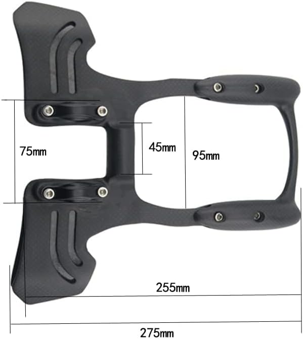 Carbon fiber bicycle clip type pneumatic rod, Alfa Pasca Suitable for highway bicycle arm support handlebars, triathlon TT handlebars,bike rest handlebar, 31.8mm extension rod, adjustable armrest,