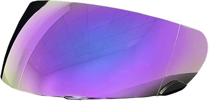 Qualifier DLX Helmet Visor,UV Protection Motorcycle Helmet Face Shield Compatible with Bell Qualifier/Qualifier DLX Mips/Star/Vortex/RS-1/RS-2/Revolver(Revo Deep Purple)