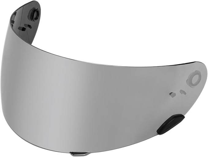 PSLER Qualifier Visor- Qualifier DLX Helmet Visor Motorcycle Face Shield Accessories Replacement for Bell Qualifier/Star/Vortex/RS-1/Revolver,Silver-Mirror