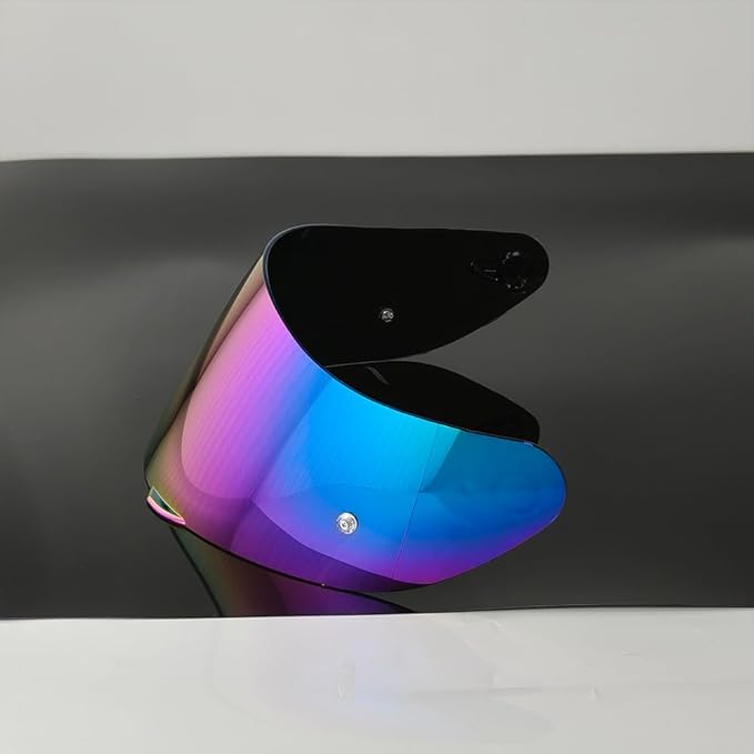 902 Helmet Visor Replacement. Helmet Face Shield UV Protection Compatible with ILM 902,902L,902BT (Rainbow-Day Use Only)