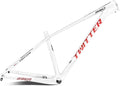 27.5er 29er Bike Frame 15''/17''/19'' Hardtail Mountain Bike Frame XC/AM Carbon Rigid Frame Disc Brake QR 135mm Internal Routing(White,29 * 15'')