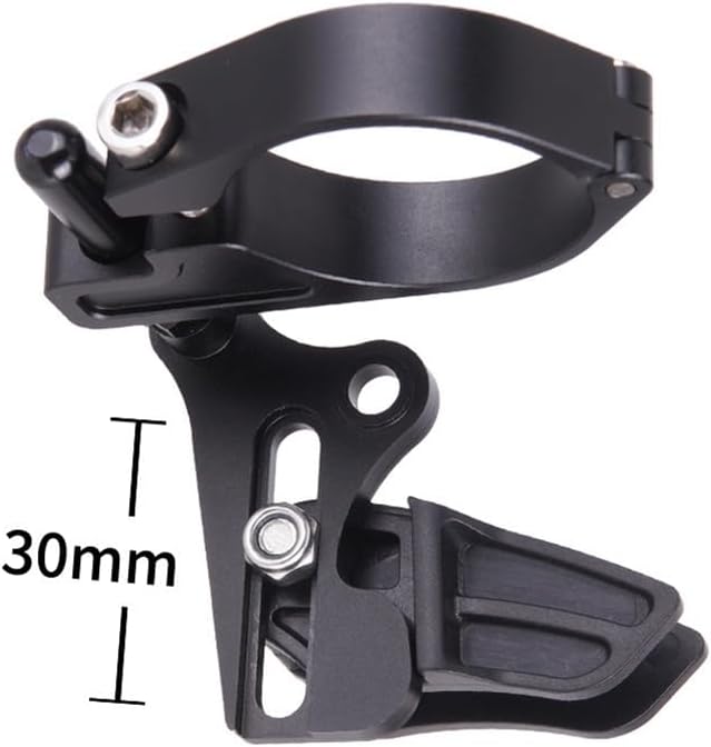 Chain Guide Mountain Bike, 7075 Aluminium Alloy MTB Chain Guide, Strong Bicycle Chain Guard Protector, Mount Chainring Guard Get Adjusted To The Correct Position for Most Bicycle Road Bike BMX Purple
