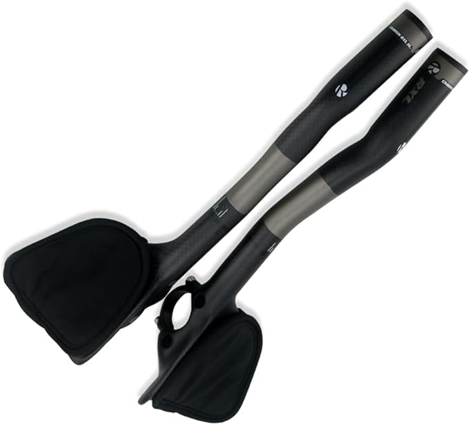 Carbon Fiber aerobars for road bike aero bars 340mm TT Rest bullhorn aerobar Bicycle Cycling clip on earo bars 3K Matte triathlon aerobars bike resting handle bars
