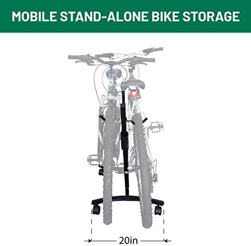 Let's Go Aero V-Tree™-2 Two Bike Home, Garage & Office Mobile Storage Stand (Model B01618)