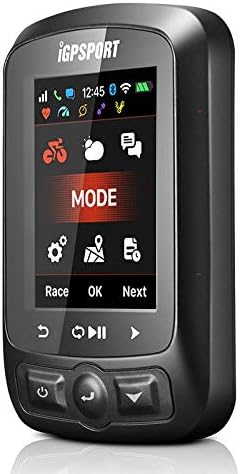iGPSPORT iGS620 GPS Cycling Computer Compatible with ANT+ Wireless Bicycle Computer SMS & Call Notification Map Navigation Waterproof IPX7(Support Heart Rate Monitor & Cycling Sensor)