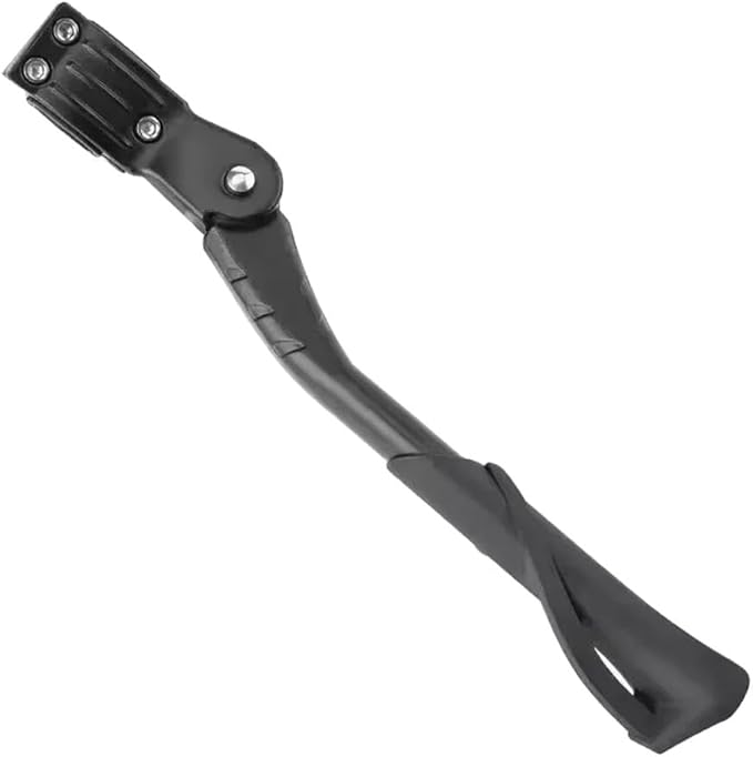 Adjustable Bike Kickstand Aluminum Side Stand Compatible with MTB, Folding, Electric Bikes, and Snow Vehicles (24-29 Inch Universal Fit)