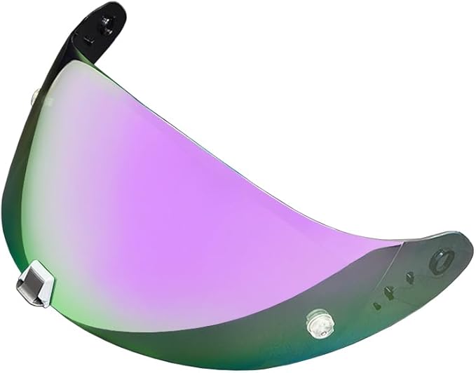 T520 Motorcycle Helmet Visor Replacement Compatible with Scorpion EXO T520/R1 Air/ST1400 UV Protection Anti-Scratch (Deep purple-For day)