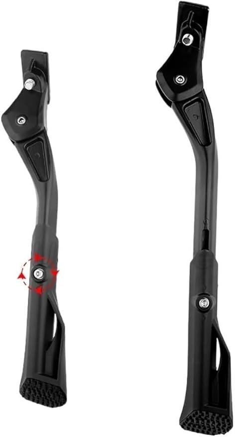 Bike Side Support Kick Stand,Side Kickstand Adjustable Kickstand Support Bike Snow Bike Parking Foot Brace Heavy Bicycle Holder Mountain Bike Footrest Grade(Large)