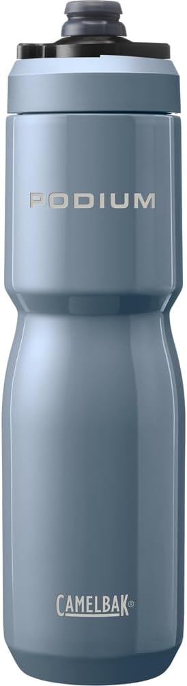 CamelBak Podium Steel Insulated Stainless Steel Bike Water Bottle Pacific, 22oz