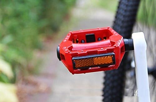 BlueSunshine Bike Pedals Set 9/16" for Mountain Bike, Aluminium Alloy Bearing Platform Pedals for BMX MTB Road Bicycle. Lightweight but Strong and Durable Alloy Flat Platform Pedals