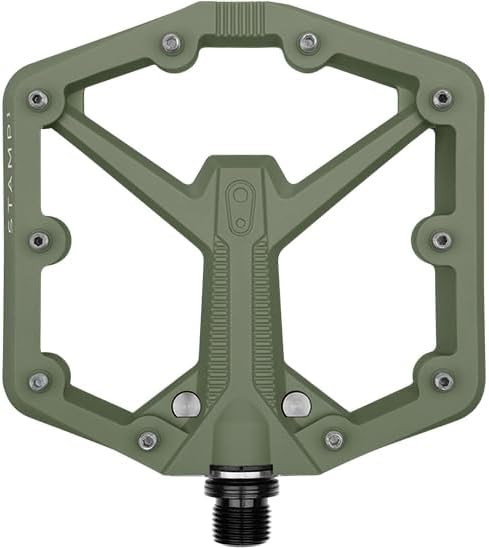 Crankbrothers Stamp Flat MTB Pedals - Size-Specific, Lightweight, Versatile, Durable Bike Pedals