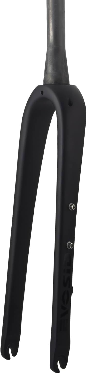 Gravel Fork Full Carbon Fiber Road Bicycle Fork 28.6mm Disc Brake Bike Fork 700 * 45C Thru Axle 12X100mm V Brake Hard Fork