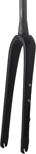 Gravel Fork Full Carbon Fiber Road Bicycle Fork 28.6mm Disc Brake Bike Fork 700 * 45C Thru Axle 12X100mm V Brake Hard Fork