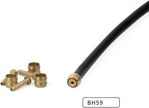 2.5M bicycle hydraulic brake line with olive connector insert, brake hose hydraulic disc brake hose repair kit with olive connector inserts accessories BH59