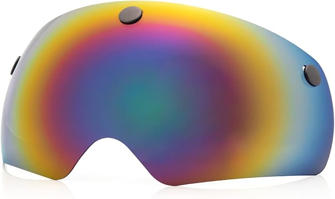 Magnetic Bike Helmet Goggles, Removable/Detachable Sun Visors Shield for Cycling Bicycle Helmet FW001