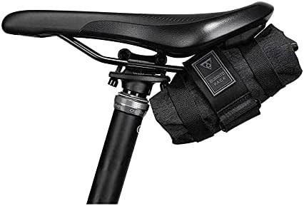 Topeak Burrito Pack – Compact Roll-Up Bike Tool Organizer with 3 Compartments & Water-Repellent Coating for Saddle, Frame, or Seatpost Mount