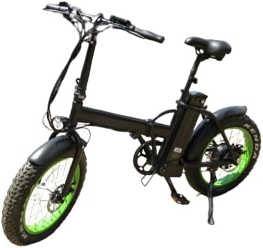 Foldebike MF 17 Versatile Foldable E Bike with 20 Inch Beach Tires and Brilliant Led Lights for Effortless Commutes, Adventure, and Beach Riding, Grab Yours Today