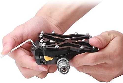 Clipless Clip-in Platform Adapter Pedal for Shimano SPD Pedals Aluminum Alloy Bike Pedal Adapter