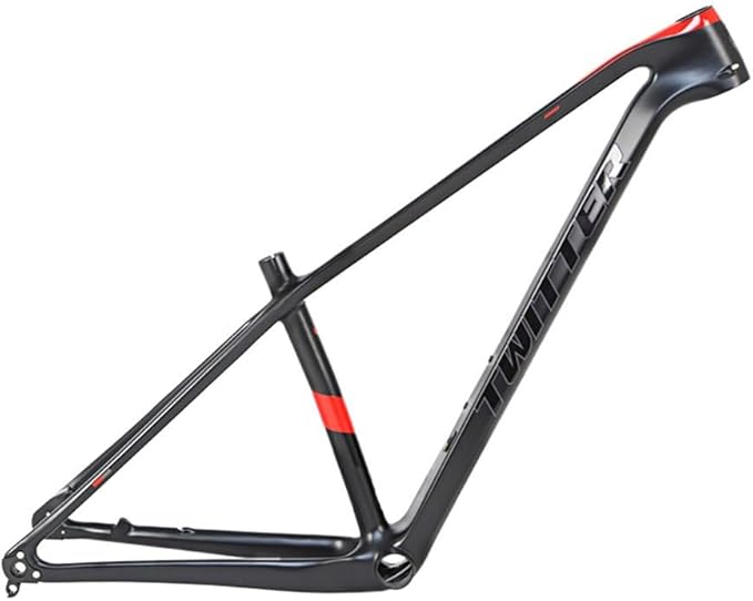 TUJISEK Mountain Bikes Frame Carbon Fiber 15''/17''/19'' Thru Axle 12 * 148mm Boost Mountain Bikes Frame Disc Brake XC Frame Internal Routing for 27.5 29er Wheels