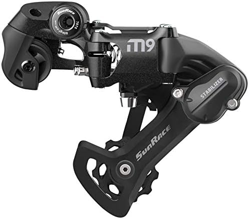 SunRace M903 Rear Derailleur - 9-Speed Short Cage Black Shimano Rear Direct