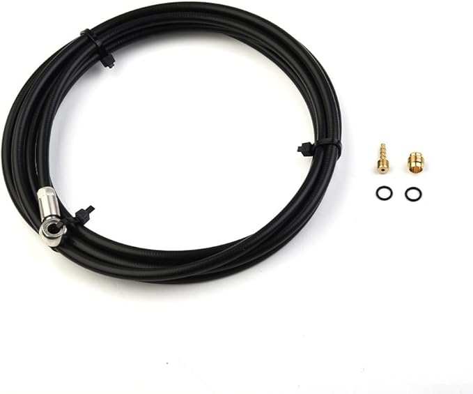 For Bike Brake Hose 2 Meter for MT5 For MT6 MT7 MT8 For MT Trail, Mountain For Bike Hydraulic Brake Line Kit with 5mm For Banjo Connector, Rubber Brake Hose