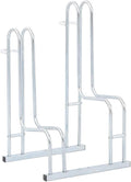 Galvanized Steel Floor Freestanding Bicycle Stand for 2 Bikes, 2 Bikes Floor Bike Stand, Bike Floor Parking Rack for Indoor & Outdoor Garage Storage,-868