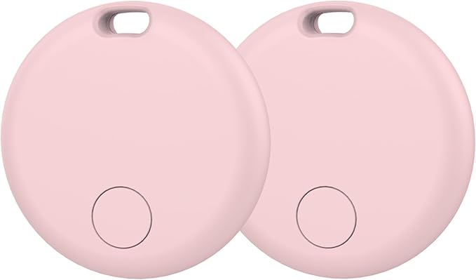 Air Tracker Tag for Android 2 Pack(NOT iOS or Huawei), Bluetooth Item Finder Smart Tracker Luggage Tags, GPS Locator Device for Keys, Wallet, Bike.etc, No Monthly Fee Smart Tag