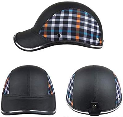 Bicycle Helmet for Adults Small/Large Bike Helmet for Women and Men Adjustable Safe Baseball Cap PU Sunshade 21.7-24.4 INCH Bike Cycling Helmets with 12PCs Reflective Sticker