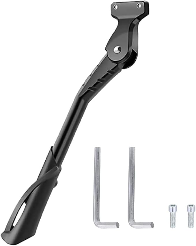 Bike Kickstand for Adult Bikes,Aluminum Alloy Bicycle Kickstand Adjustable for 24-29 Inch,Bicycle Kickstand for Mountain Bike, Trek Bike, Road Bike, City Bike,Non-Slip Sole (style-2)